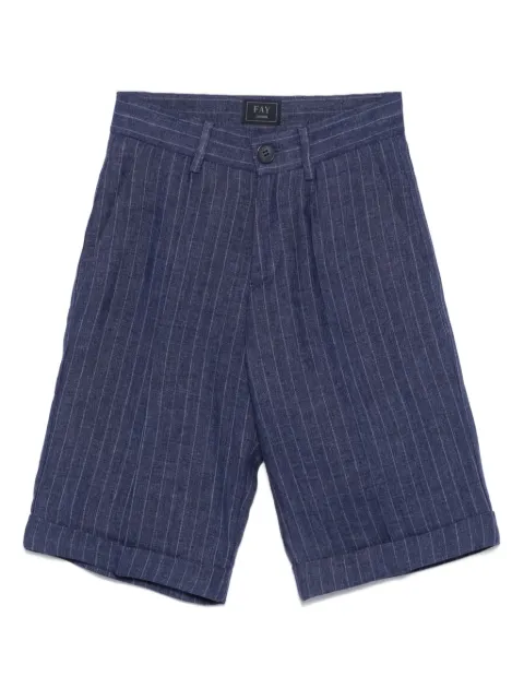 Fay Kids pinstripe shorts