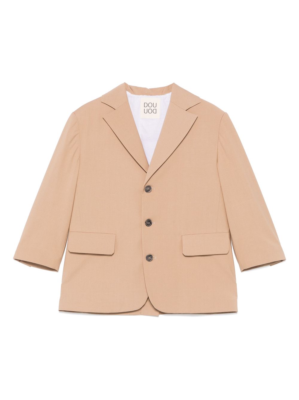 Douuod Kids single-breasted blazer - Neutrals