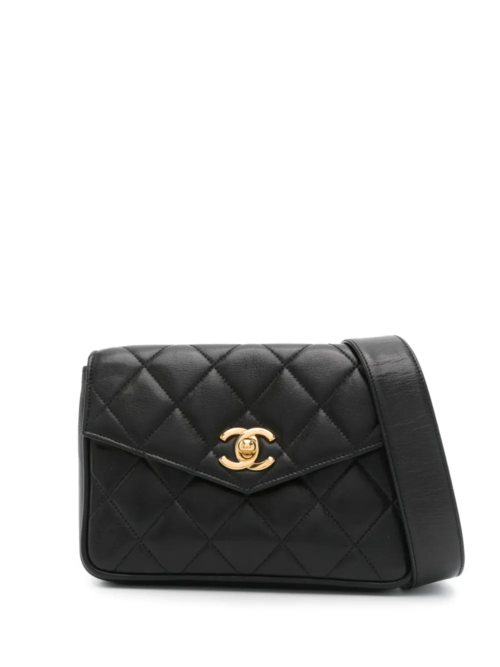 CHANEL Pre-Owned 1991-1994s matelassé belt bag | Black | Image 1