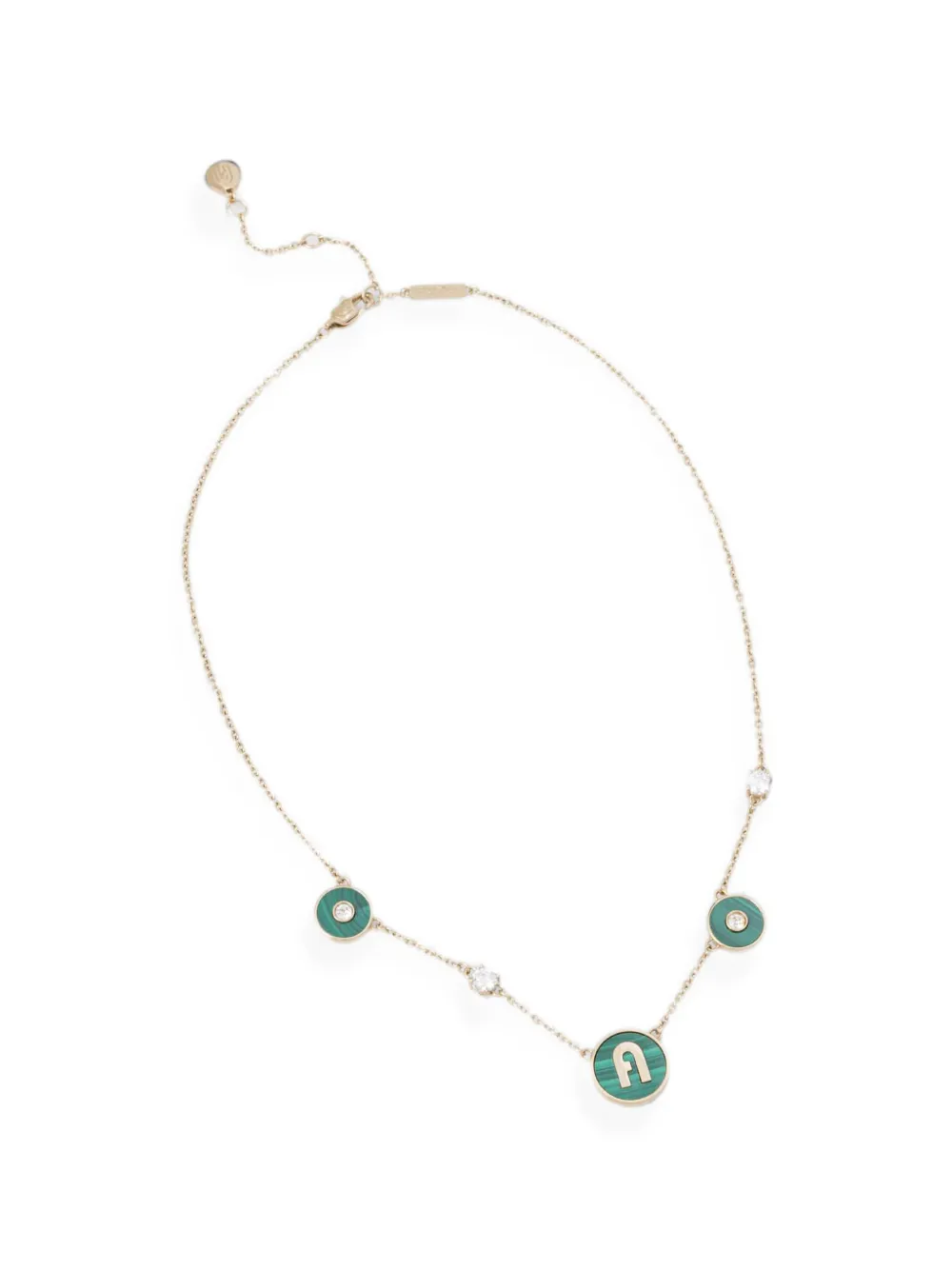 Furla Collana con logo - Oro