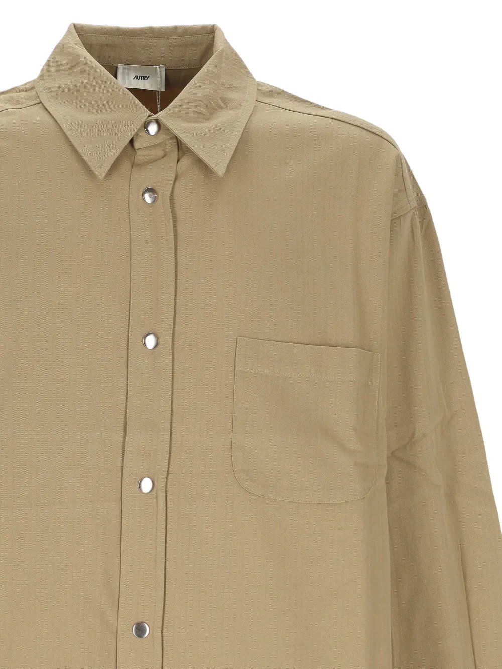 Autry Shirt met borduursel Groen