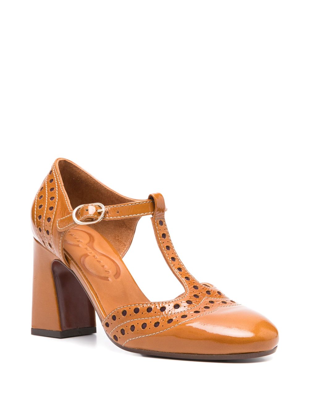 Chie Mihara 80mm Mante pumps Brown