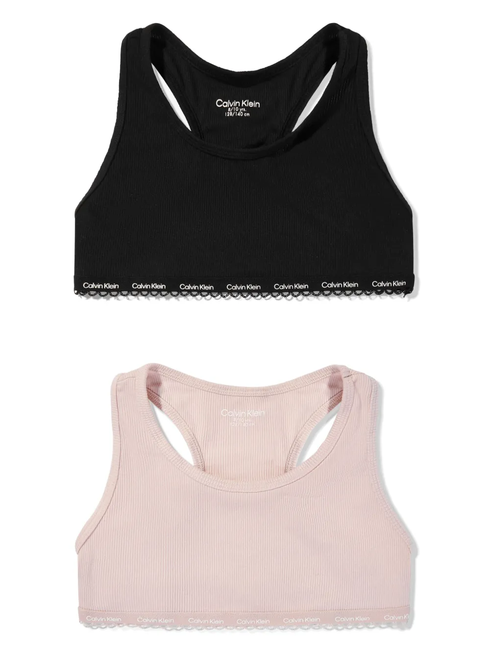 Calvin Klein Kids ロゴ ブラレット - ピンク Calvin Klein Kids ロゴ ブラレット - ピンク