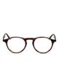 Barton Perreira round-frame glasses - Red
