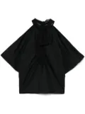 Giambattista Valli draped blouse - Black