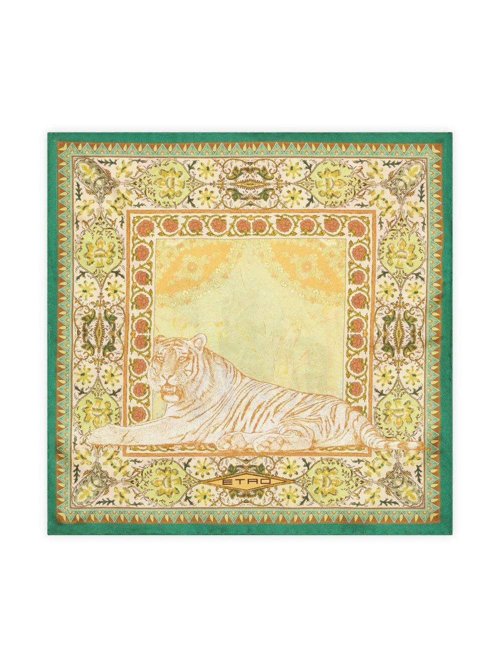 ETRO double-face pocket square - Yellow