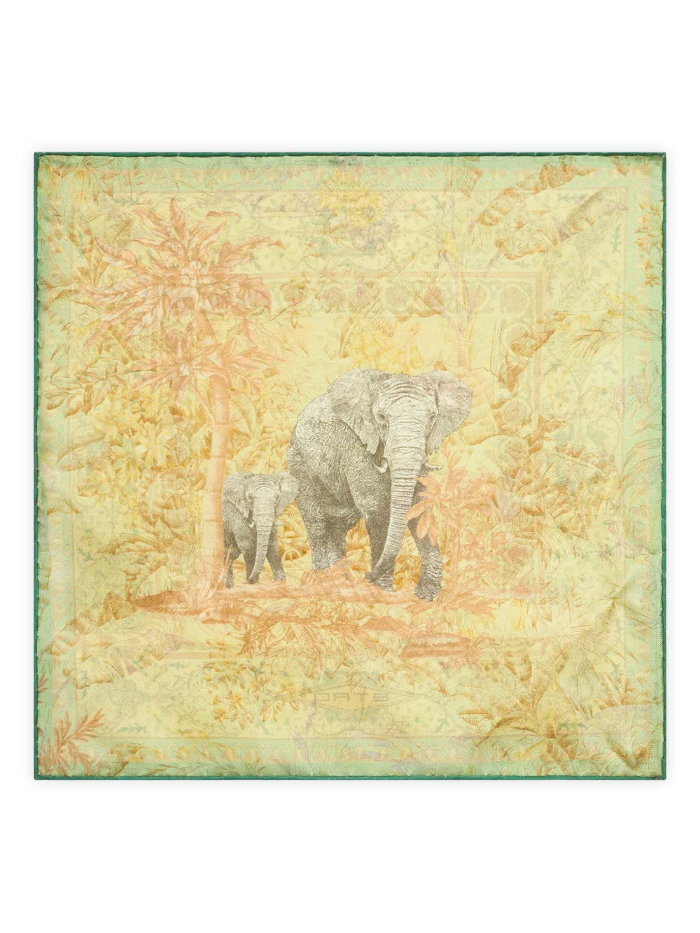  Etro Double-face Pocket Square - Yellow 
