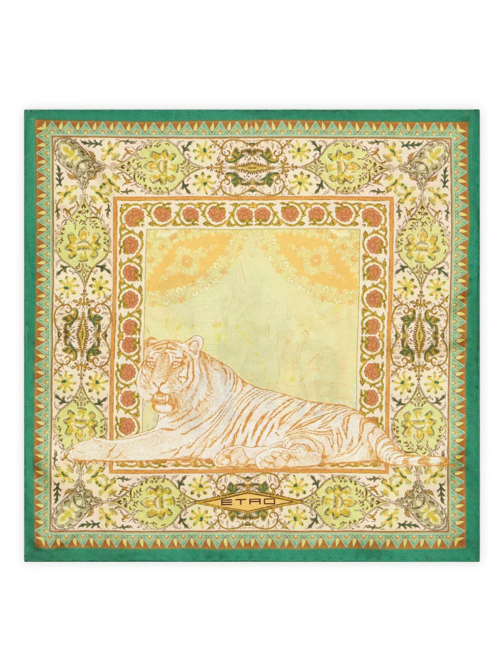 ETRO double-face pocket square | Yellow | Image 1