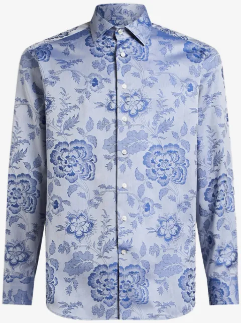 ETRO camisa con estampado floral
