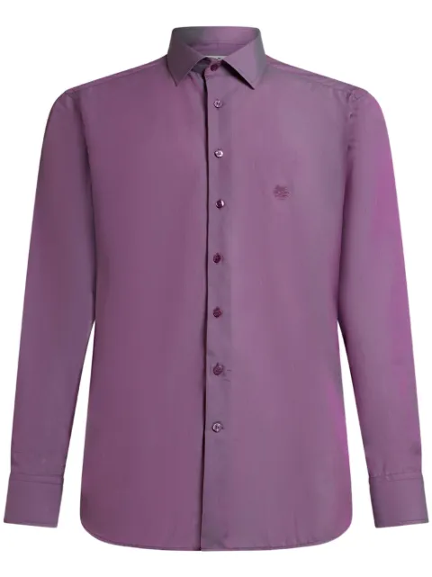 ETRO logo-embroidered shirt