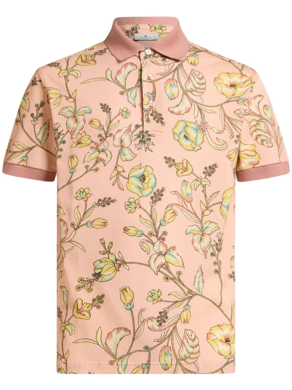 floral polo shirt