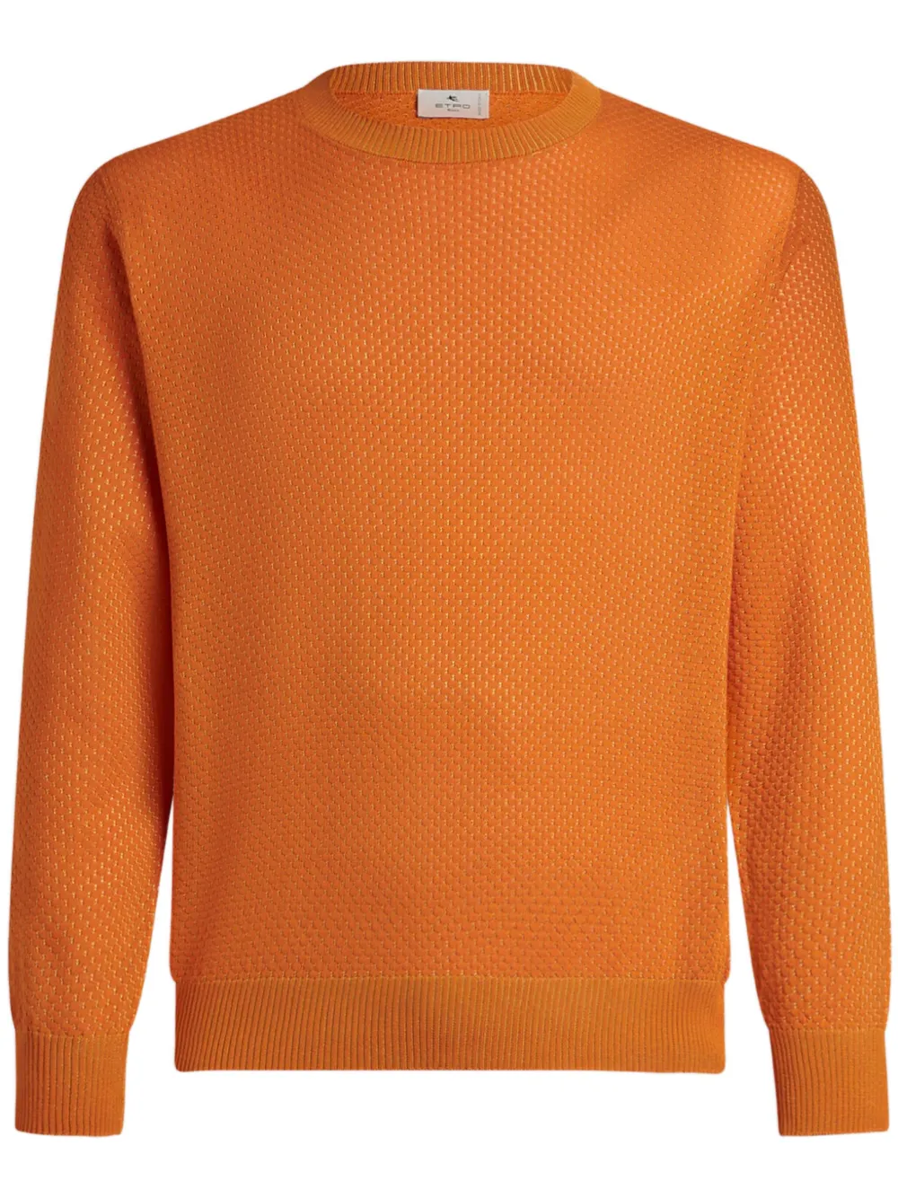ETRO MICRO-RIB SWEATER