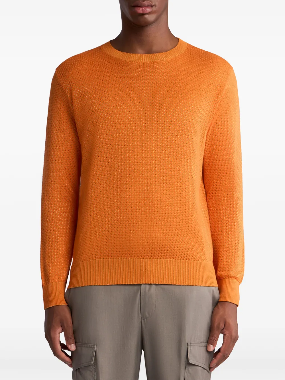 ETRO MICRO-RIB SWEATER