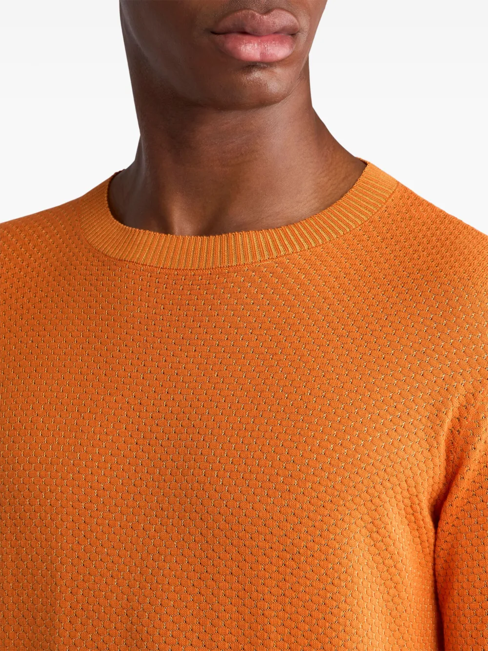 ETRO MICRO-RIB SWEATER