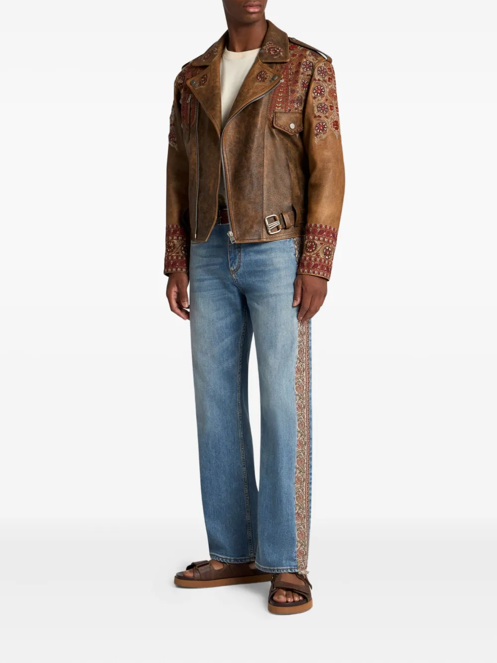 ETRO leather biker jacket | Biker Jackets | Image 2