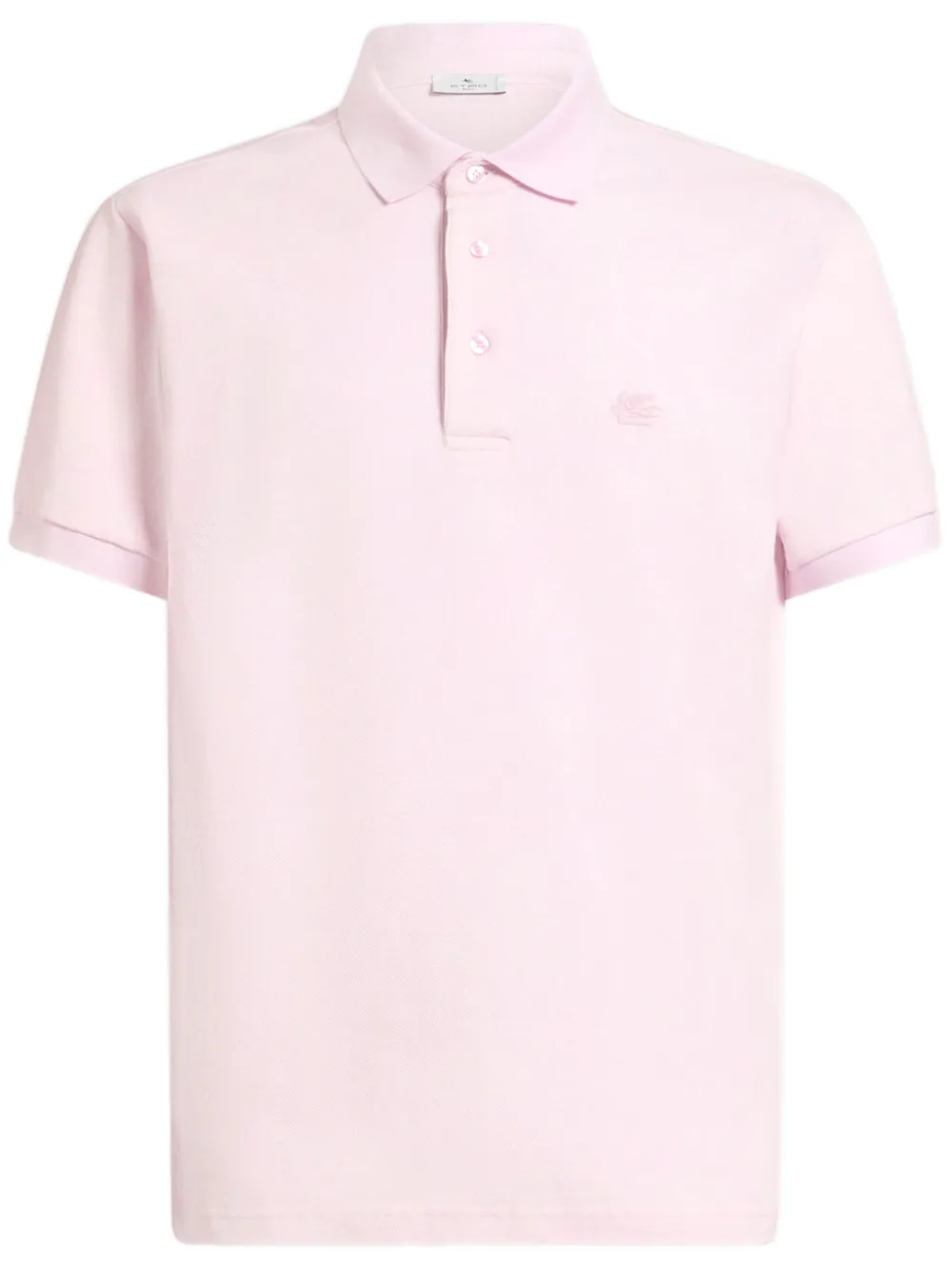 paisley jacquard polo shirt