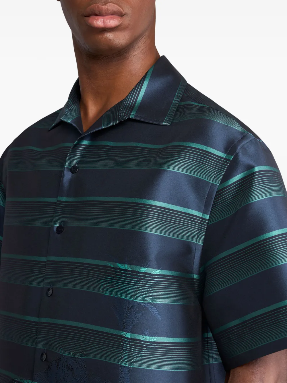 ETRO Gestreept overhemd Blauw