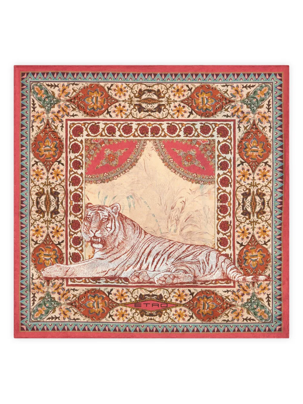 ETRO Schal mit grafischem Print | Rot | Image 1