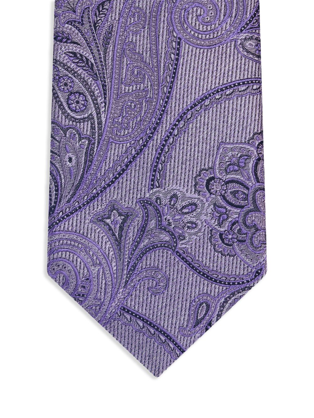 ETRO paisley detailing tie - Paars