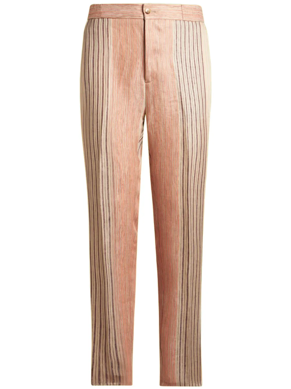 ETRO Gestreepte broek Beige