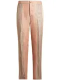 ETRO stripe-pattern trousers - Neutrals
