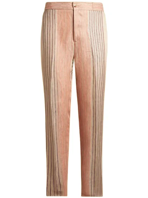 ETRO pantalones con motivo de rayas