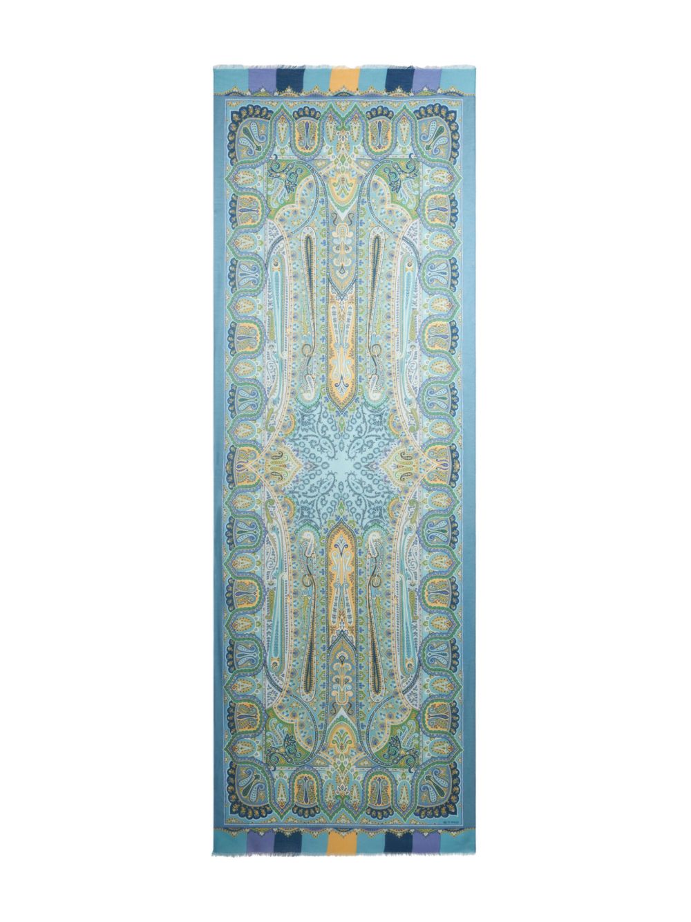 ETRO paisley-print scarf - Blue