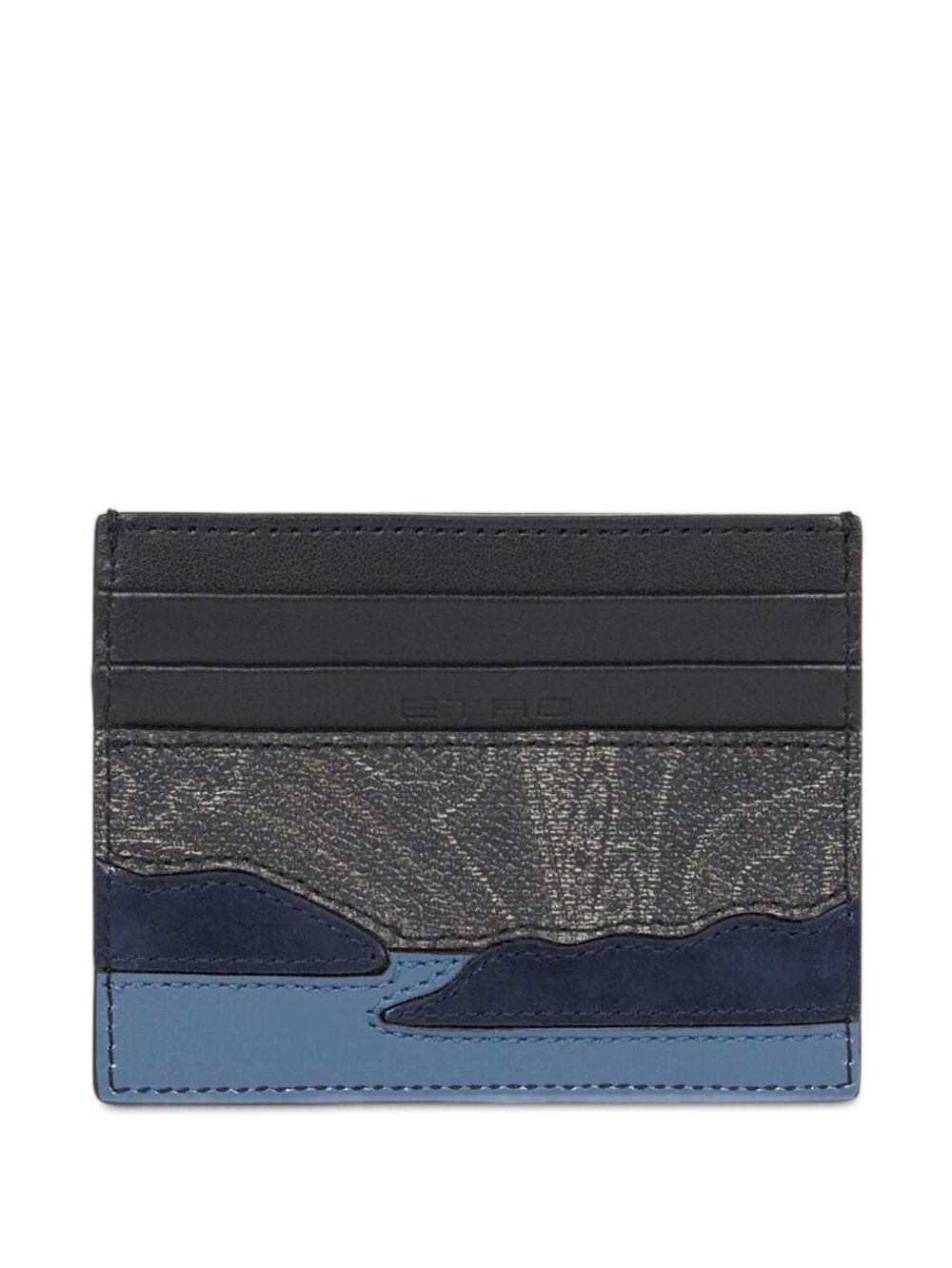 ETRO Portemonnee met paisley-print - Zwart