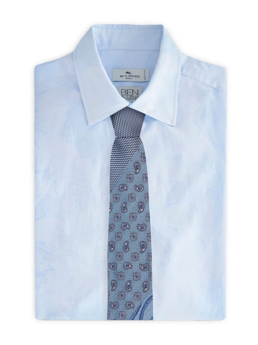 ETRO Stropdas met patchwork Blauw