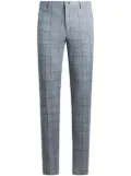 ETRO check-pattern trousers - Grey