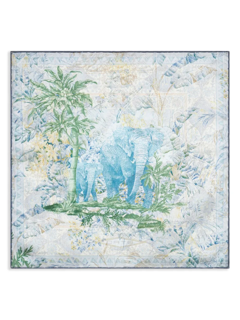 ETRO Sjaal met paisley-print Blauw