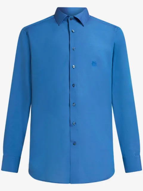 ETRO logo-embroidered shirt