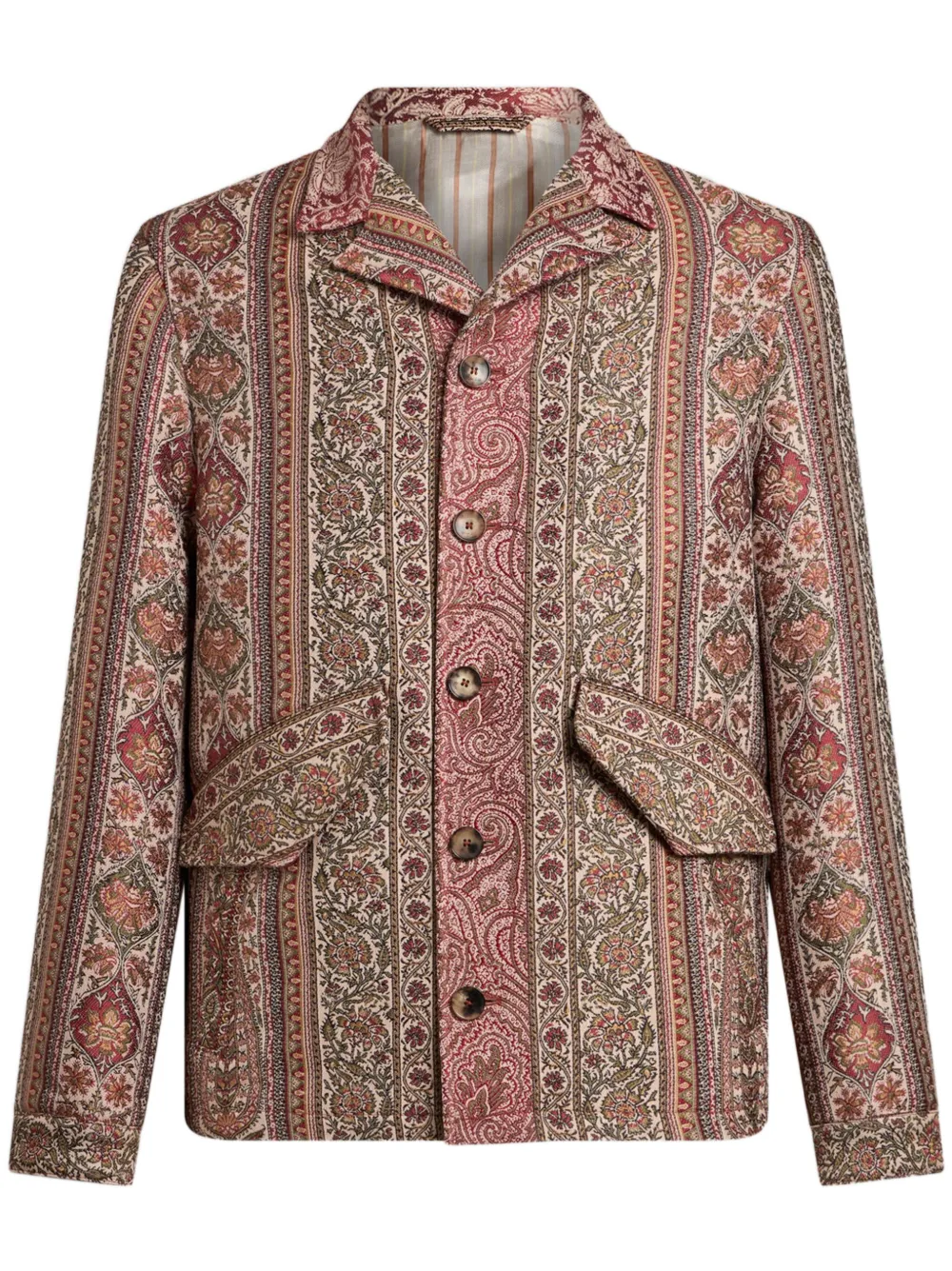 ETRO sobrecamisa estampada | rojo | Image 1