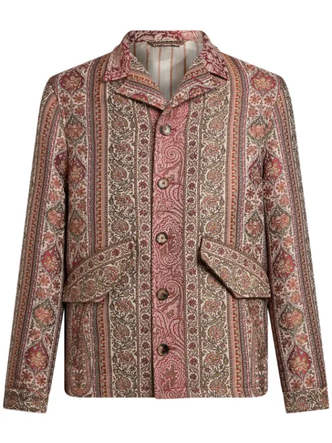 ETRO printed shirt jacket