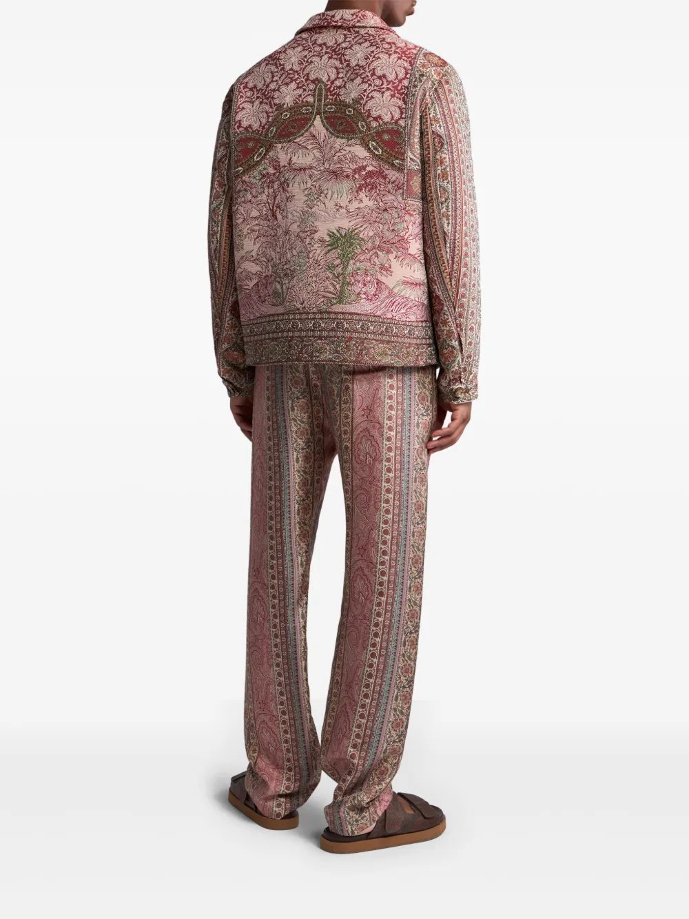 ETRO Shirtjack met print Rood