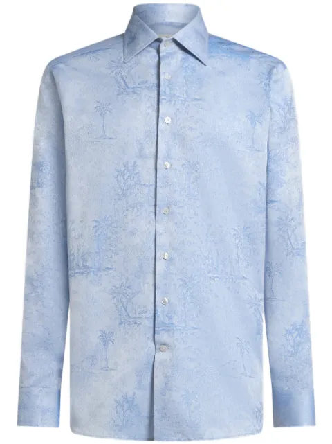ETRO safari-jacquard shirt