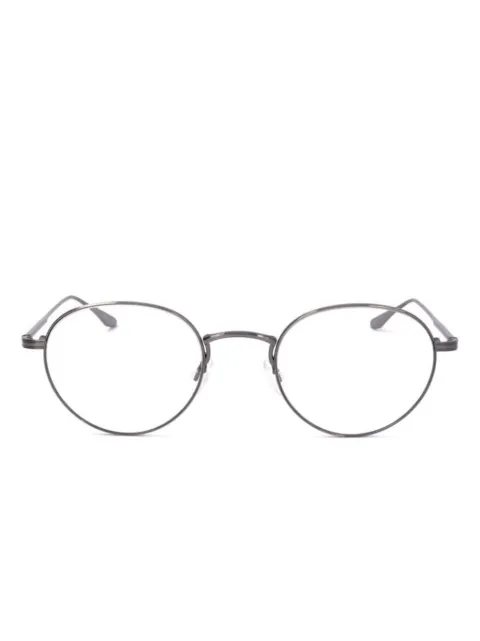 Safilo Team round-frame glasses 