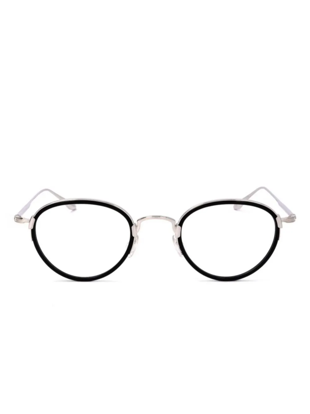 Barton Perreira lunettes de vue à monture ronde | argent | Image 1