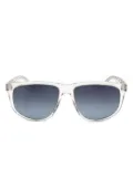 Barton Perreira oversize-frame sunglasses - White