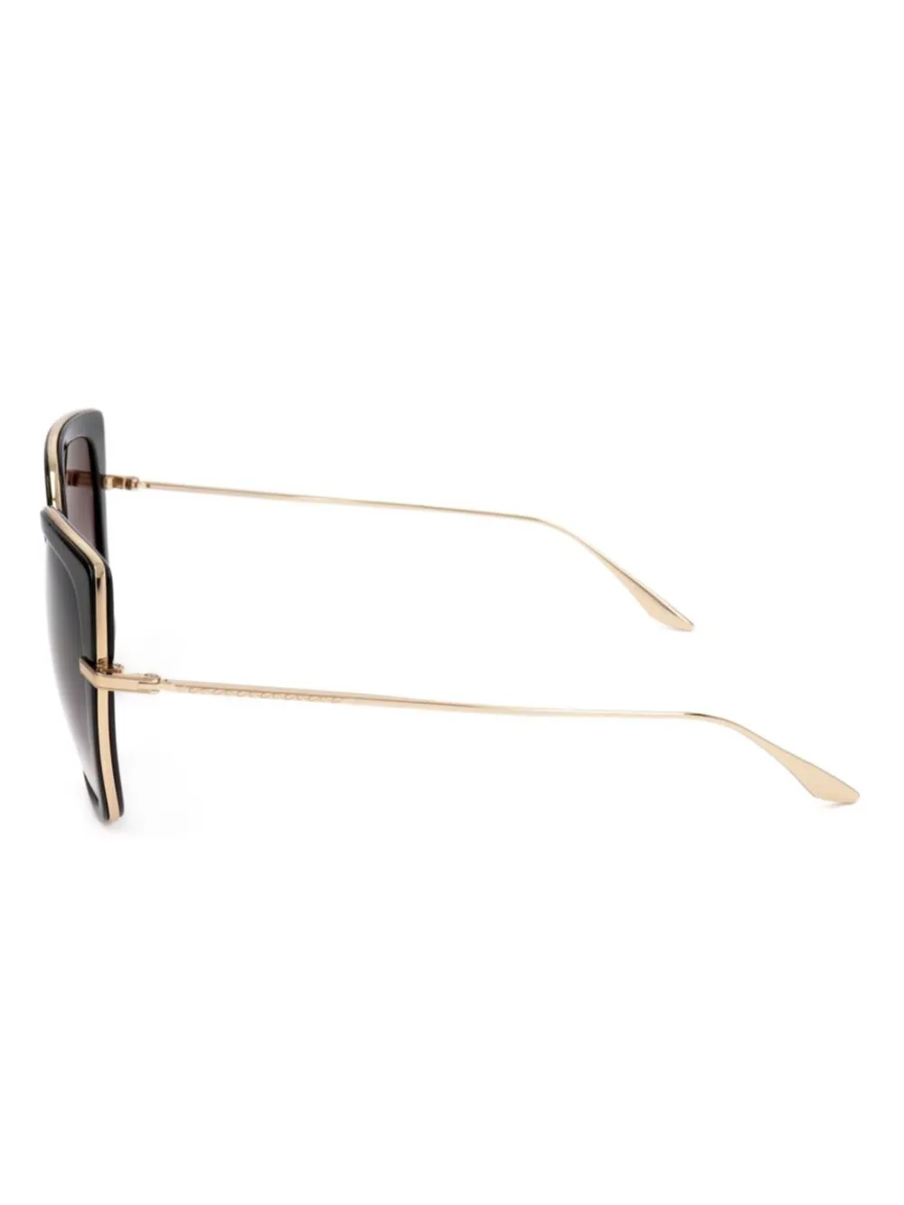 Barton Perreira Zonnebril met oversized montuur Zwart