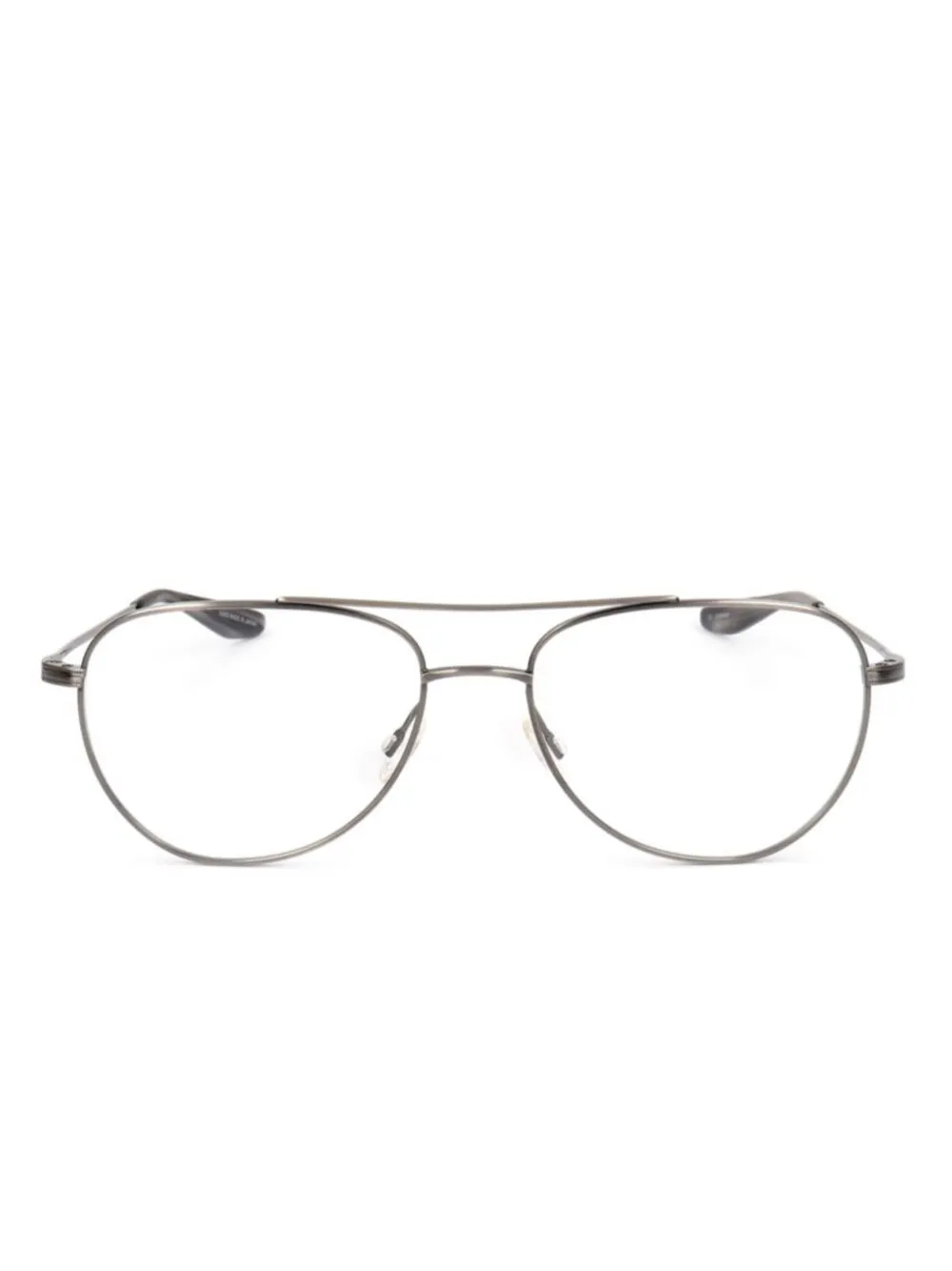 Barton Perreira lunettes de vue à monture pilote | argent | Image 1