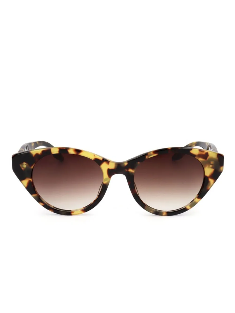 Barton Perreira Zonnebril met cat-eye montuur Bruin
