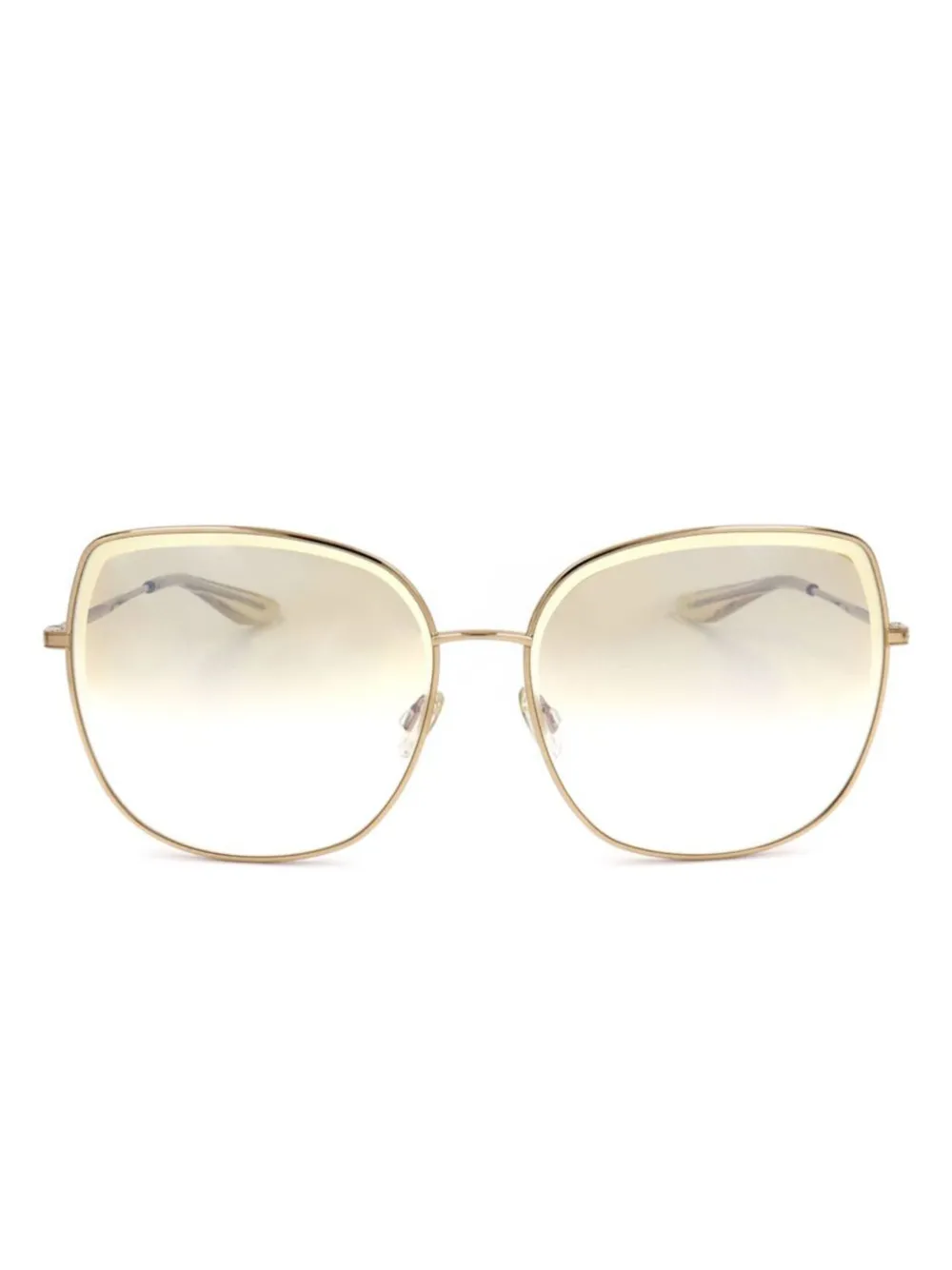 Barton Perreira Zonnebril met oversized montuur Goud