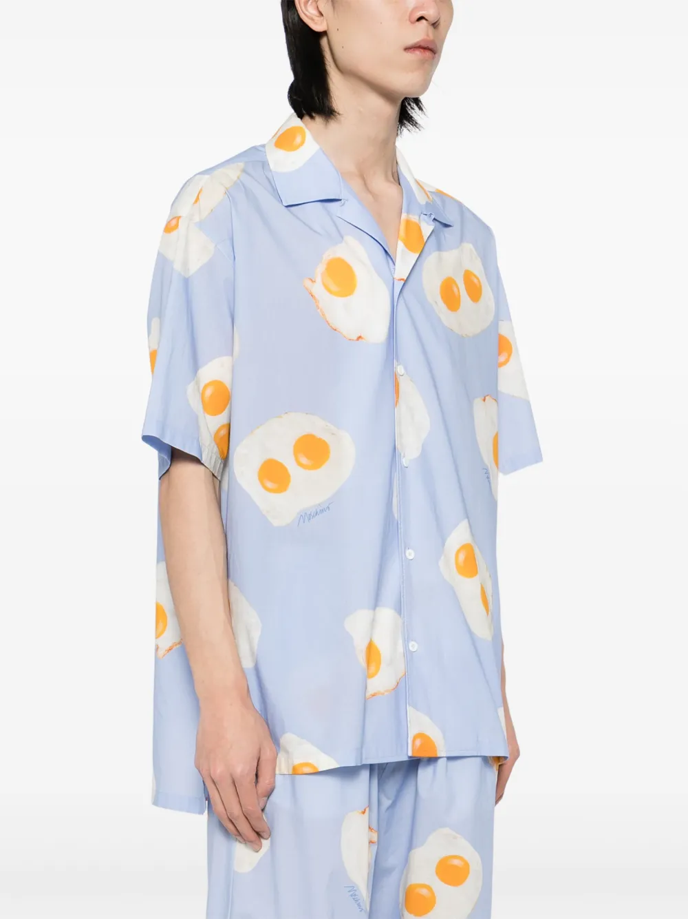 Moschino Overhemd met grafische print Blauw