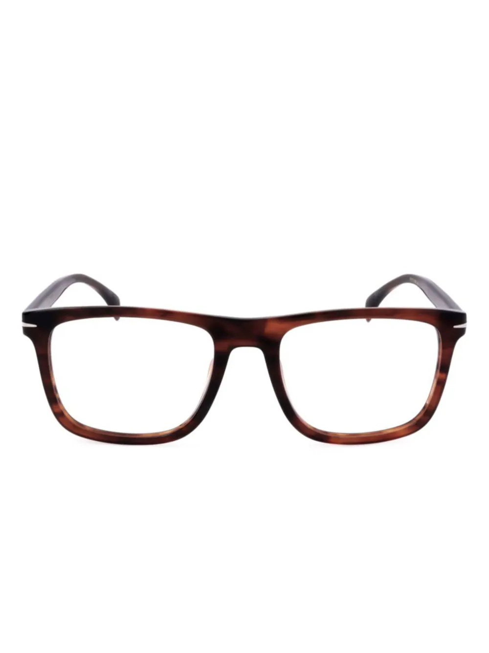 Eyewear by David Beckham lunettes de vue rectangulaires - Marron Eyewear by David Beckham lunettes de vue rectangulaires - Marron