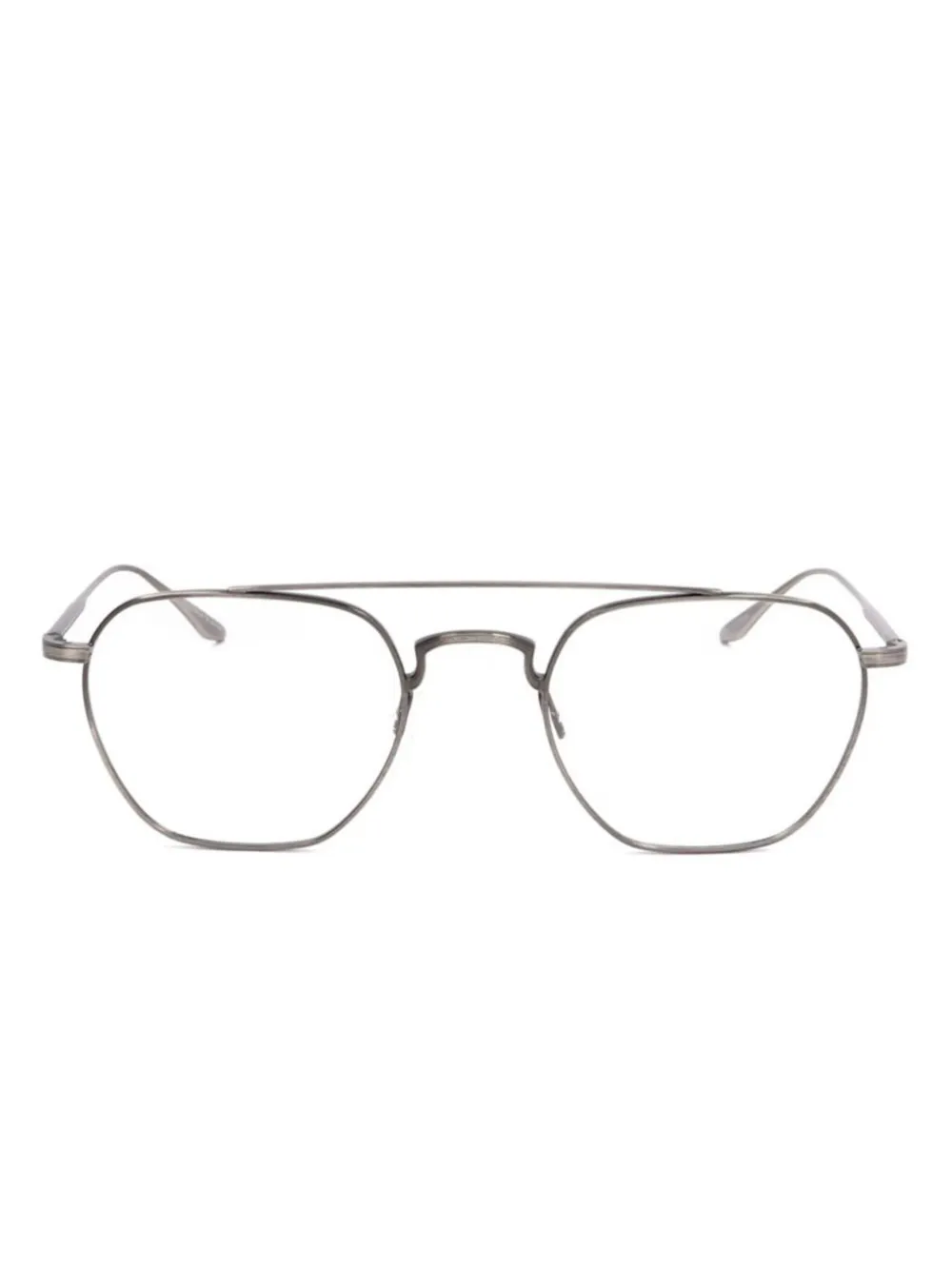 Barton Perreira lunettes de vue rectangulaires | argent | Image 1