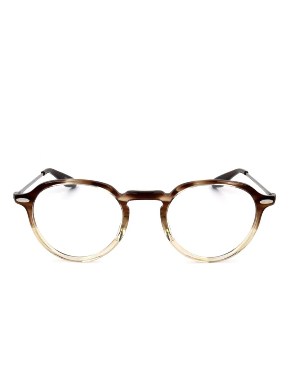 Barton Perreira lunettes de vue à monture ronde | marron | Image 1
