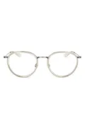 Safilo Team round-frame glasses - White