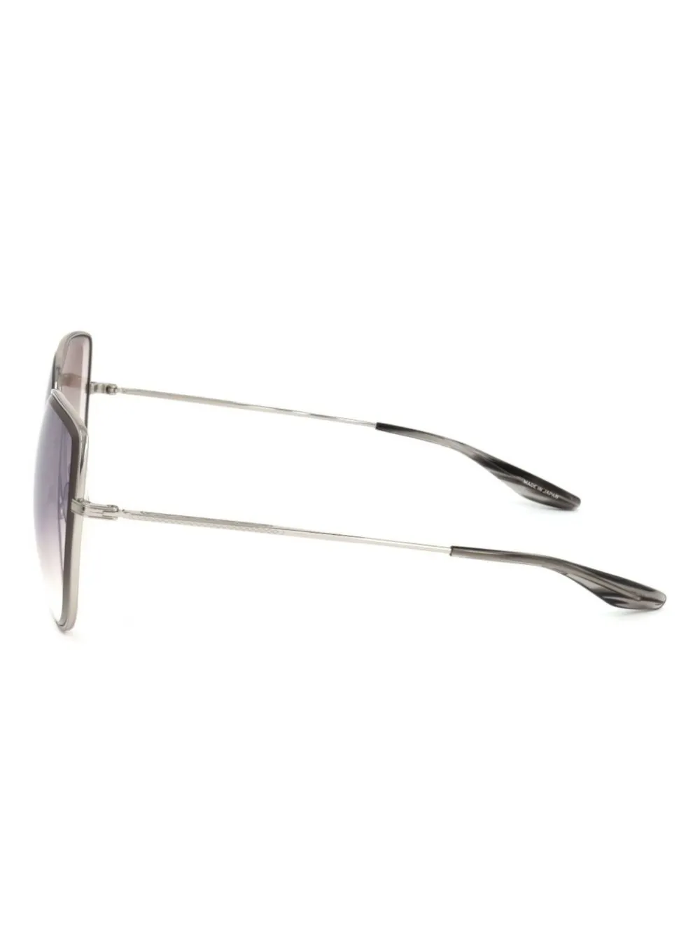 Barton Perreira Zonnebril met oversized montuur Zilver