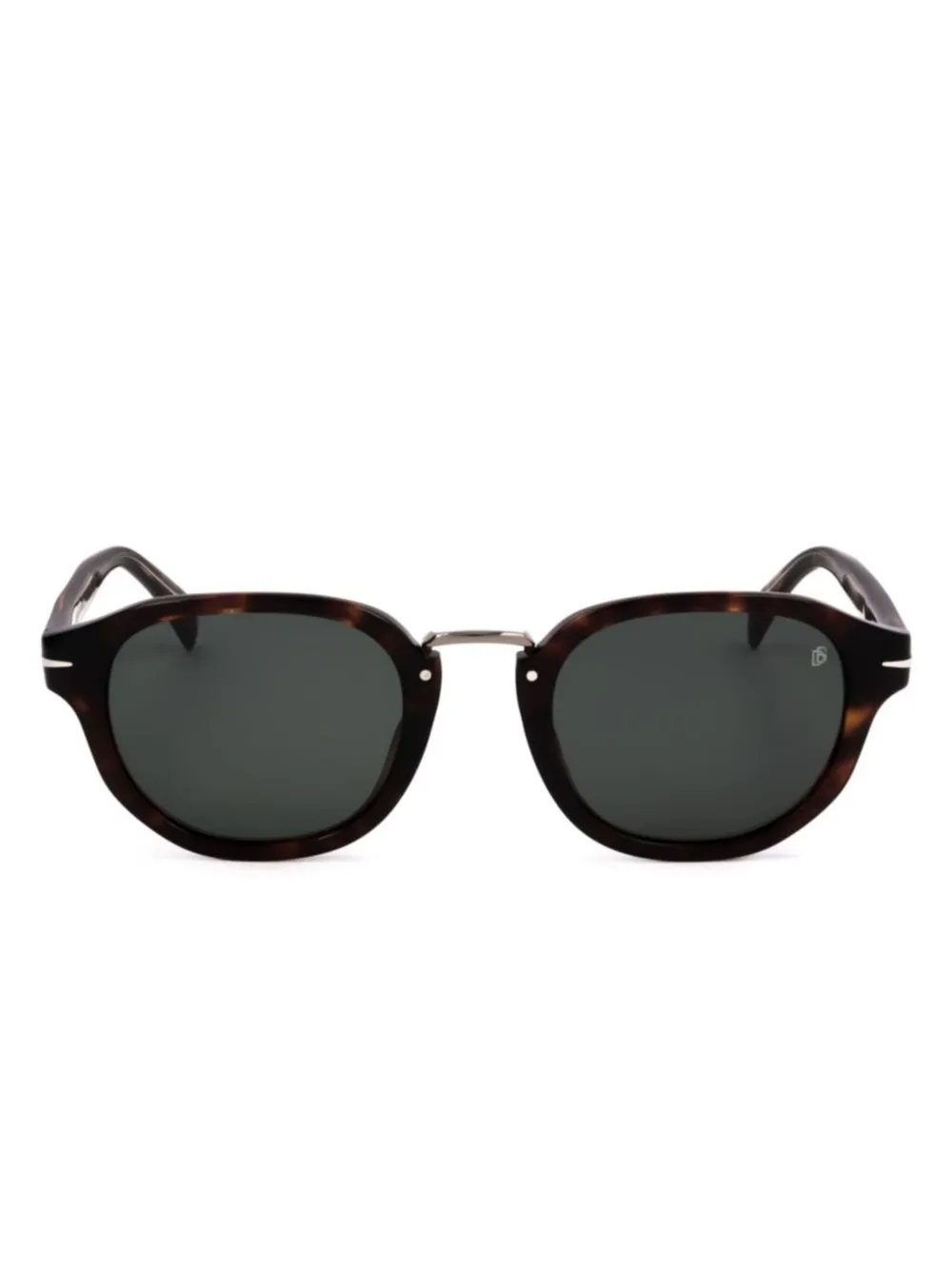 Eyewear by David Beckham Zonnebril met rond montuur Bruin